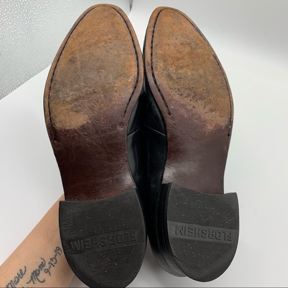 Florsheim Leather Slip On Loafers in Black Size 8.5D - Picture 7 of 11